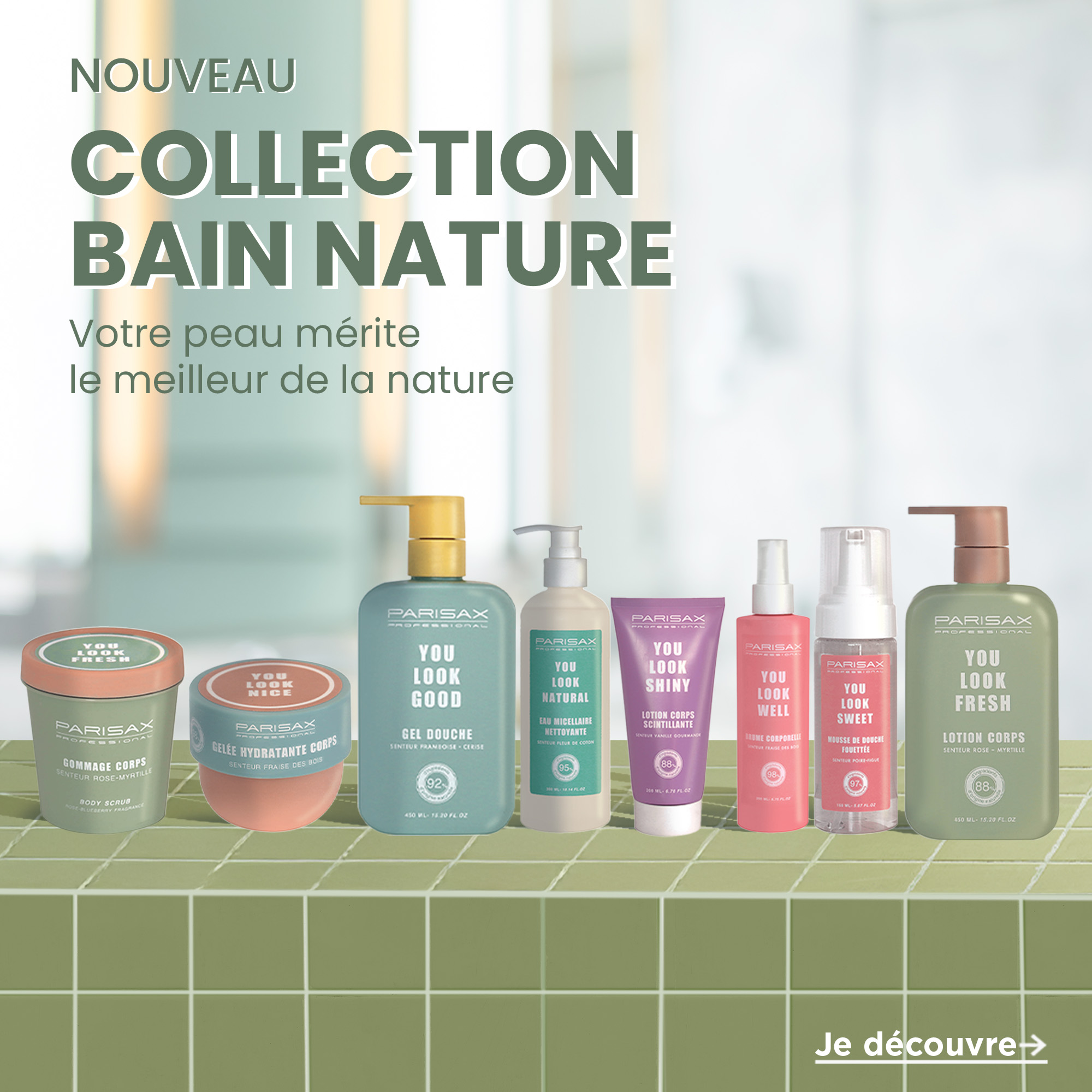 Découvrez la nouvelle collection de soin pour le corps Bain nature Parisax : Votre peau mérite le meilleur de la nature